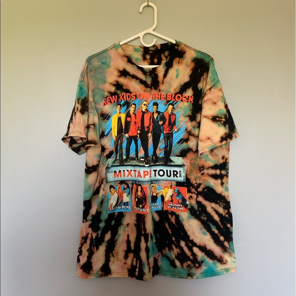 Tie-Dye New Kids on the block concert t-shirt